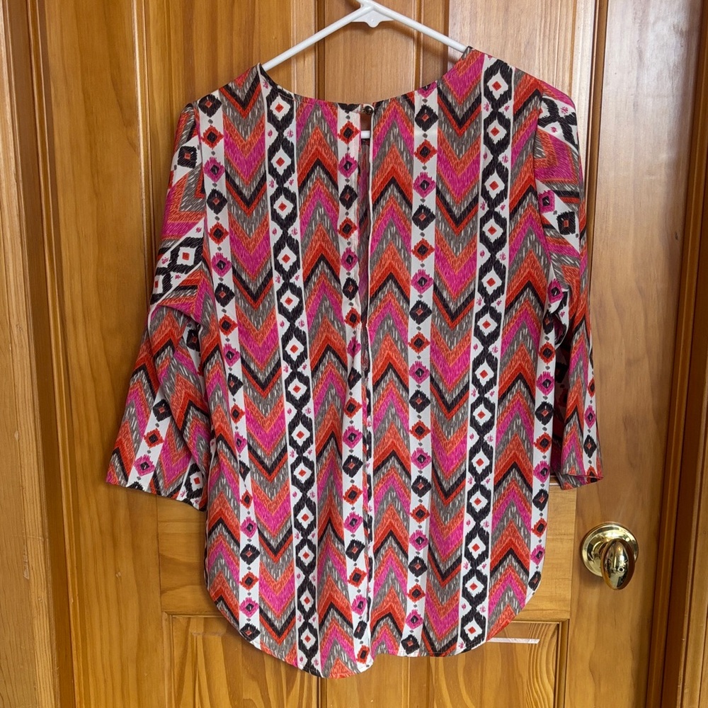 Soft Black Half Button Collared Shirt - image 8